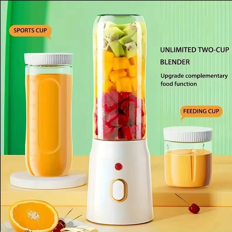 Xiaomi Electric Blender & Juicer – USB Rechargeable, Portable, Multifunctional Fresh Fruit Grinder & Smoothie Maker