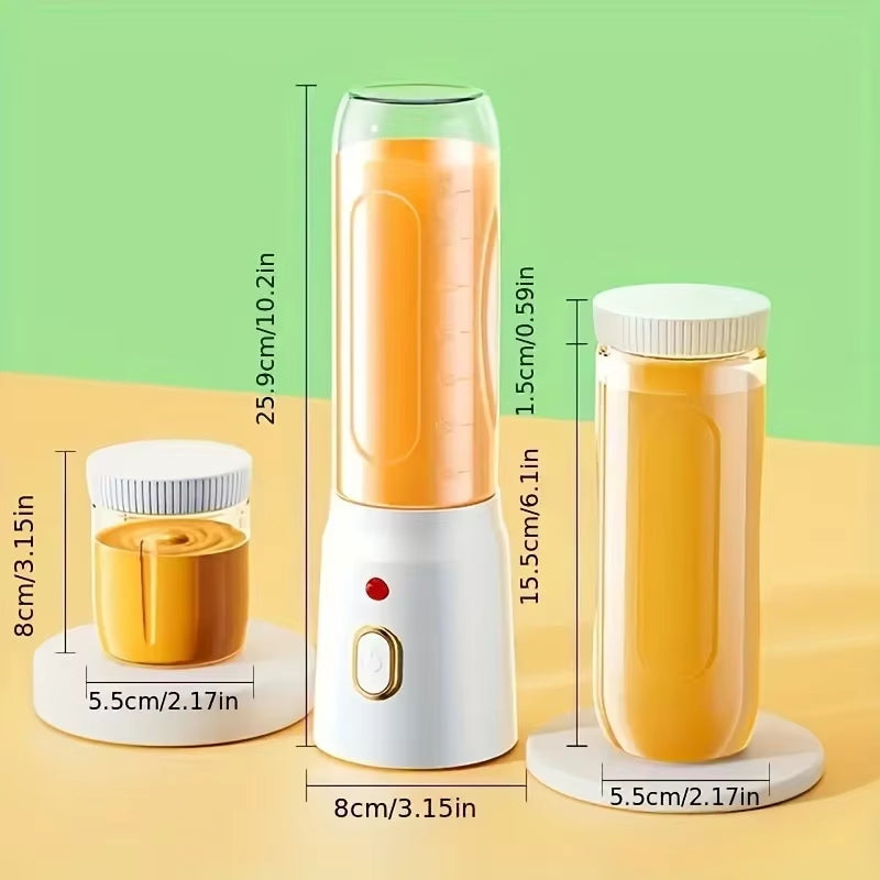 Xiaomi Electric Blender & Juicer – USB Rechargeable, Portable, Multifunctional Fresh Fruit Grinder & Smoothie Maker